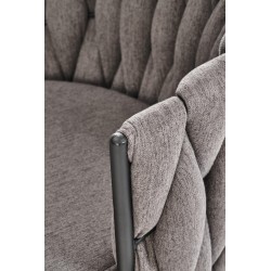 'H125 Bar Stool, Legs - Black, Seat - Ash Grey' 'H125 Bar Stool, Legs - Black, Seat - Ash Grey'