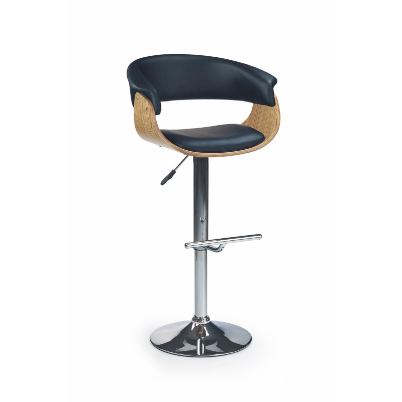 'H45 Light Oak/Black Bar Stool' 'H45 Light Oak/Black Bar Stool'
