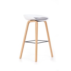 'H86 White/Ash Bar Stool' 'H86 White/Ash Bar Stool'