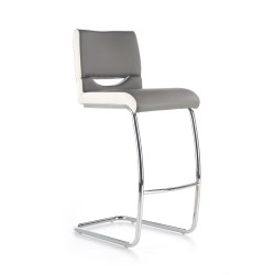'H87 White / Ash Gray Bar Stool'