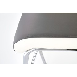 'H87 White / Ash Gray Bar Stool' 'H87 White / Ash Gray Bar Stool'
