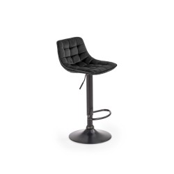 'H95 Black Bar Stool'