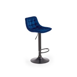 'H95 Navy Blue Bar Stool'