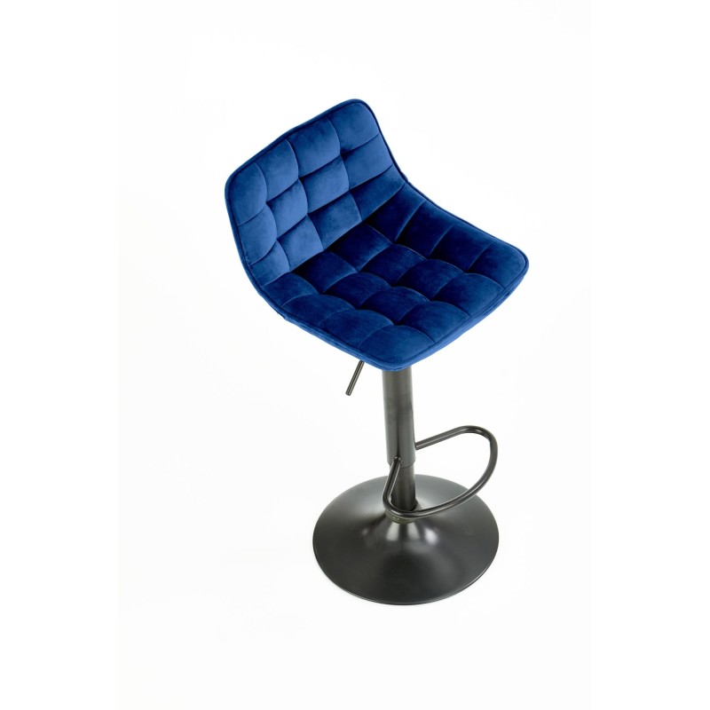 'H95 Navy Blue Bar Stool' 'H95 Navy Blue Bar Stool'