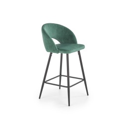 'H96 Dark Green Bar Stool'