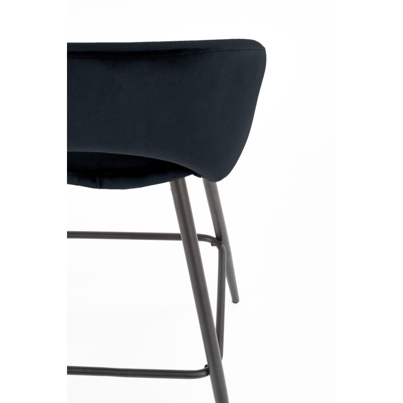 'H96 Black Bar Stool' 'H96 Black Bar Stool'