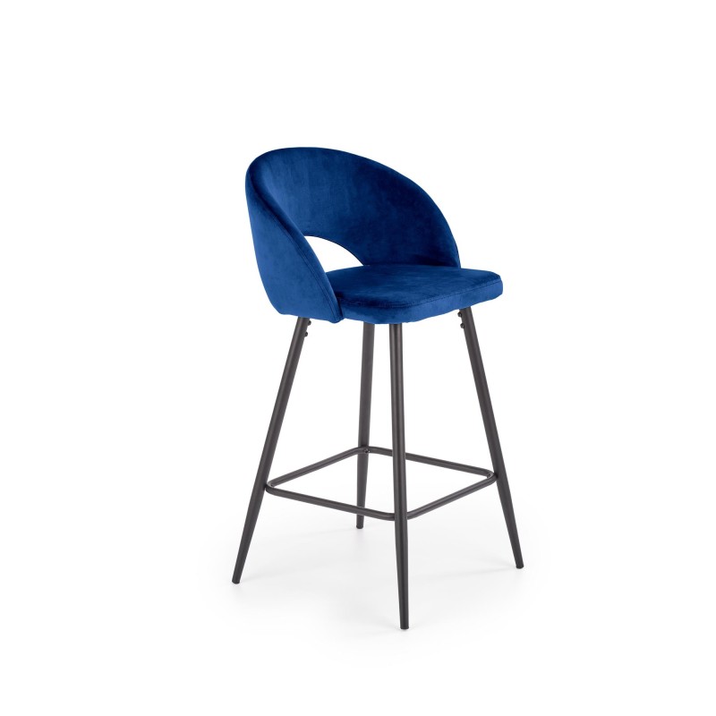 'H96 Navy Blue Bar Stool' 'H96 Navy Blue Bar Stool'