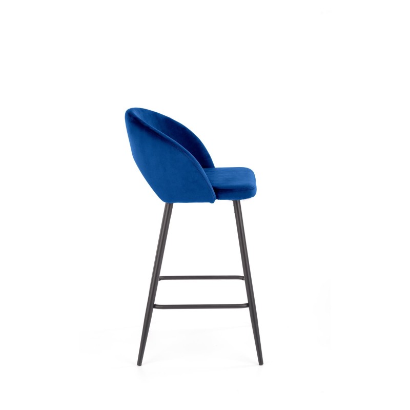'H96 Navy Blue Bar Stool' 'H96 Navy Blue Bar Stool'