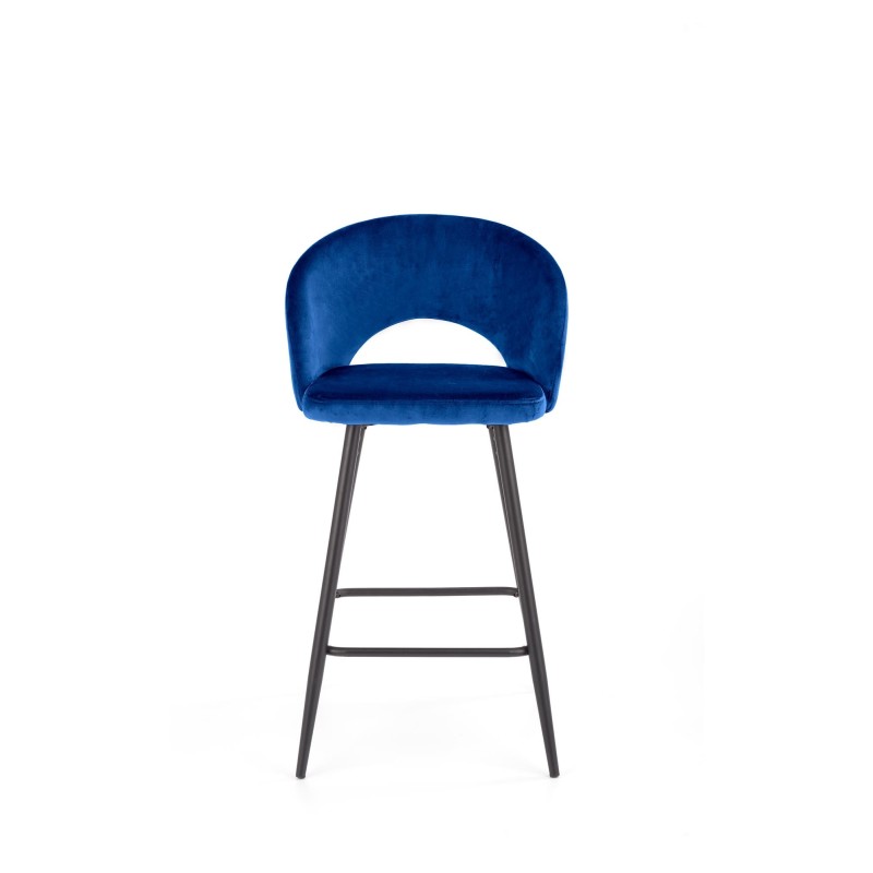 'H96 Navy Blue Bar Stool' 'H96 Navy Blue Bar Stool'