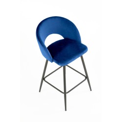 'H96 Navy Blue Bar Stool' 'H96 Navy Blue Bar Stool'