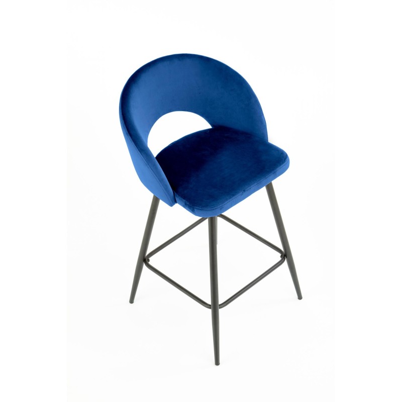 'H96 Navy Blue Bar Stool' 'H96 Navy Blue Bar Stool'