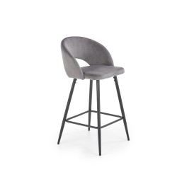 'H96 Ash Grey Bar Stool'