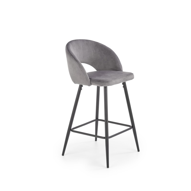 'H96 Ash Grey Bar Stool' 'H96 Ash Grey Bar Stool'