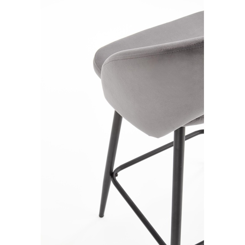 'H96 Ash Grey Bar Stool' 'H96 Ash Grey Bar Stool'
