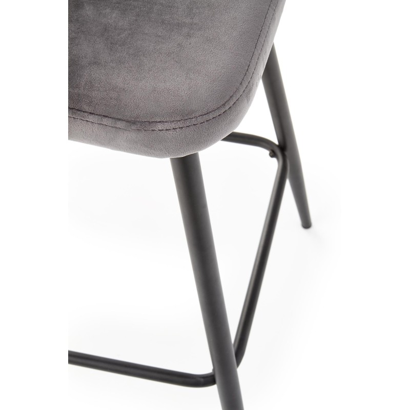 'H96 Ash Grey Bar Stool' 'H96 Ash Grey Bar Stool'