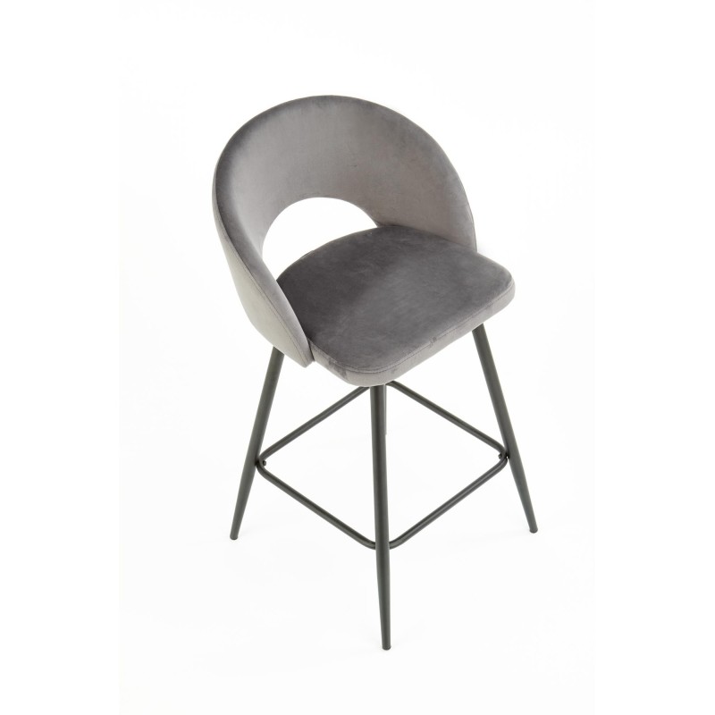 'H96 Ash Grey Bar Stool' 'H96 Ash Grey Bar Stool'