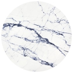 'HARISSA_G Gold Frame Coffee Table - White Marble Top' 'HARISSA_G Gold Frame Coffee Table - White Marble Top'