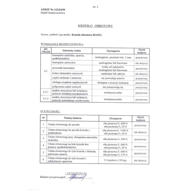 HASEL fotel gabinetowy czarny / popiel HASEL fotel gabinetowy czarny / popiel