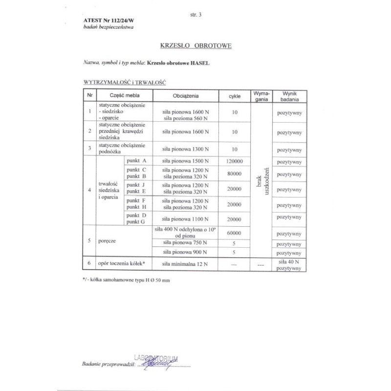 HASEL fotel gabinetowy czarny / popiel HASEL fotel gabinetowy czarny / popiel