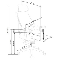 'HASEL Black / Ash Office Armchair' 'HASEL Black / Ash Office Armchair'