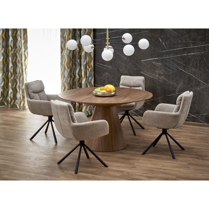 'HENDERSON Round Walnut Table' 'HENDERSON Round Walnut Table'