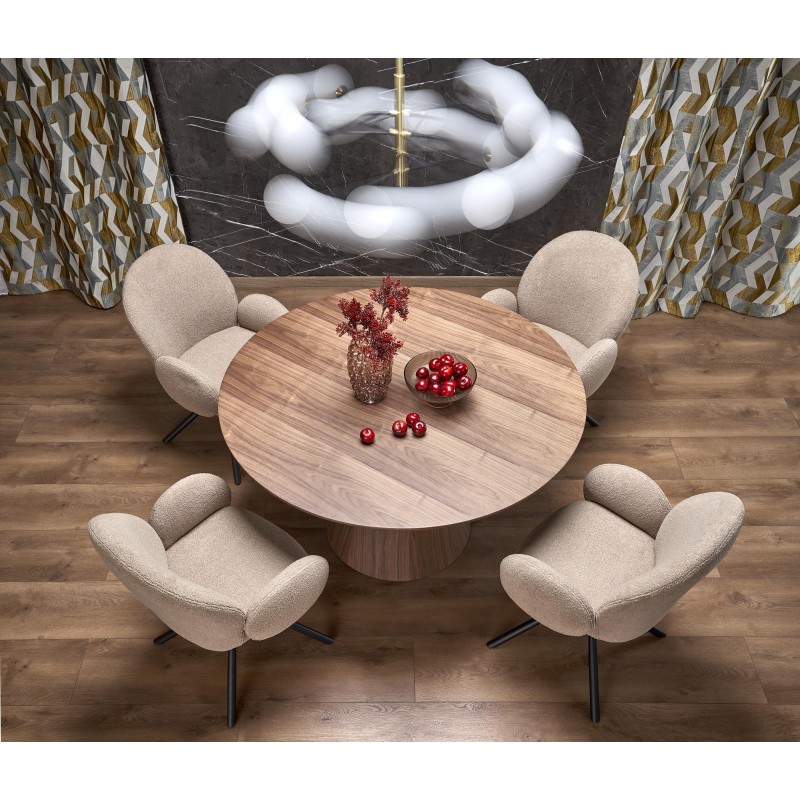 'HENDERSON Round Walnut Table' 'HENDERSON Round Walnut Table'