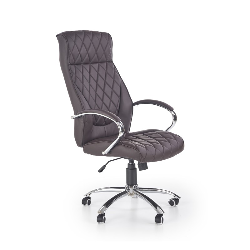 'HILTON Chocolate Office Armchair'