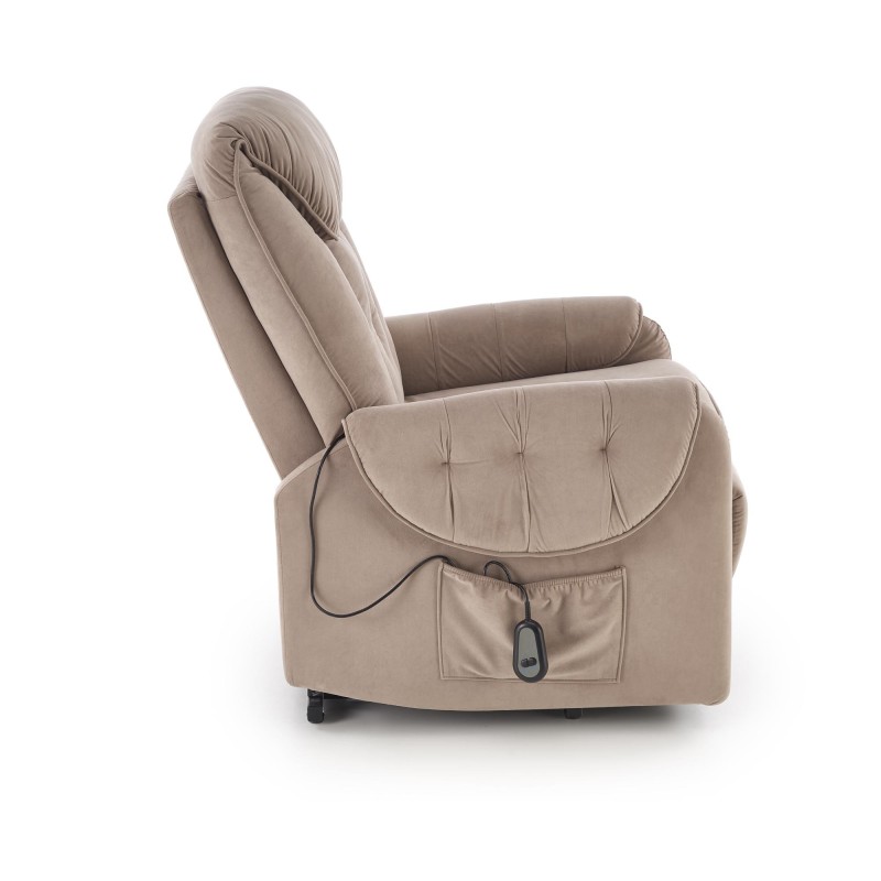 'HORTON Beige Relaxation Armchair' 'HORTON Beige Relaxation Armchair'