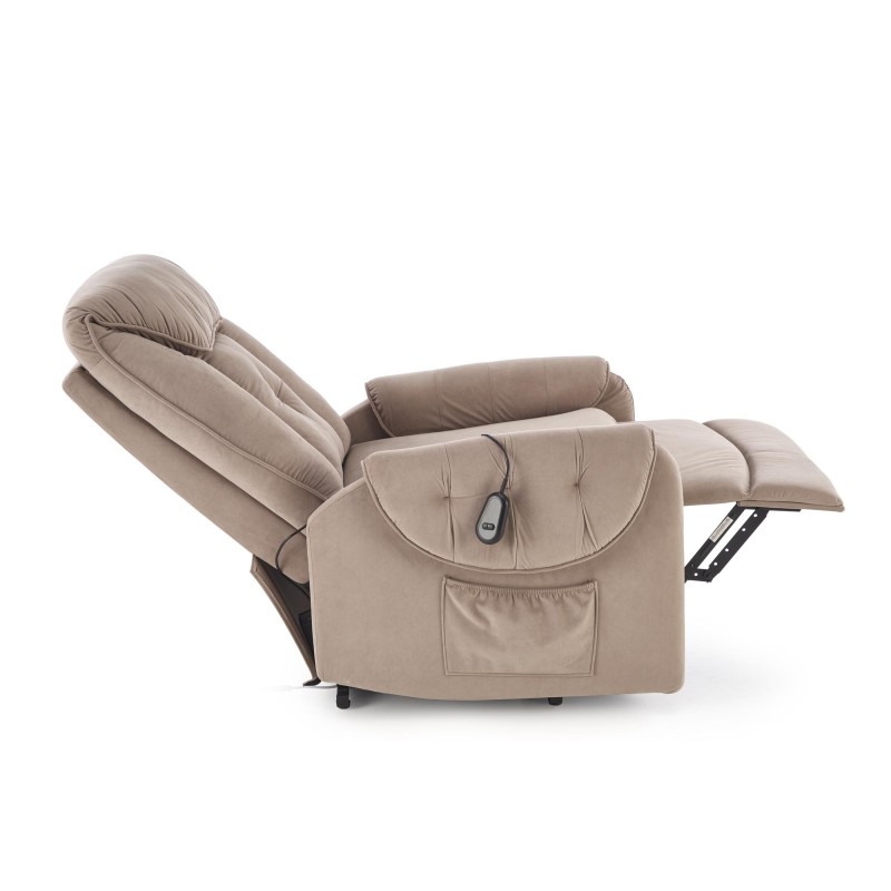 'HORTON Beige Relaxation Armchair' 'HORTON Beige Relaxation Armchair'