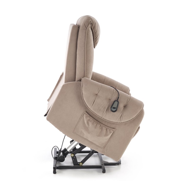 'HORTON Beige Relaxation Armchair' 'HORTON Beige Relaxation Armchair'