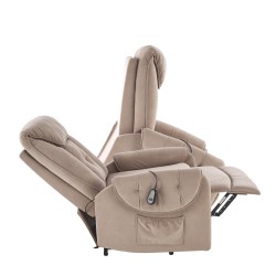 'HORTON Beige Relaxation Armchair' 'HORTON Beige Relaxation Armchair'