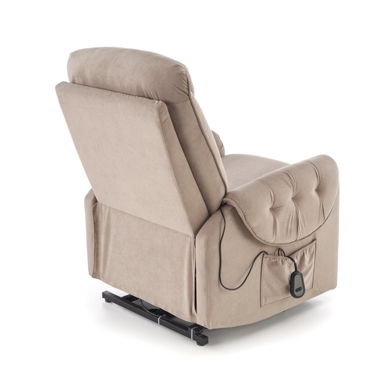 'HORTON Beige Relaxation Armchair' 'HORTON Beige Relaxation Armchair'