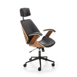 'IGNAZIO Swivel Chair, Walnut-Black' 'IGNAZIO Swivel Chair, Walnut-Black'