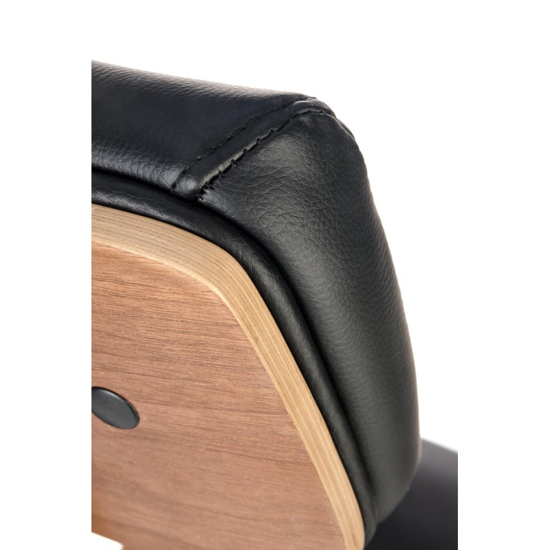 'IGNAZIO Swivel Chair, Walnut-Black' 'IGNAZIO Swivel Chair, Walnut-Black'