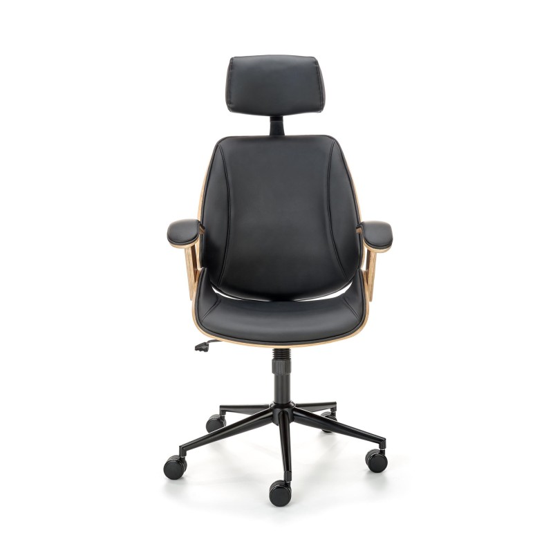 'IGNAZIO Swivel Chair, Walnut-Black' 'IGNAZIO Swivel Chair, Walnut-Black'