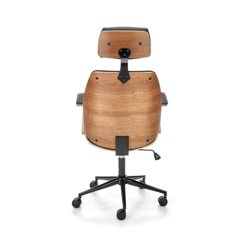 'IGNAZIO Swivel Chair, Walnut-Black' 'IGNAZIO Swivel Chair, Walnut-Black'