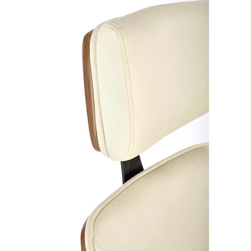 'IGNAZIO Swivel Chair, Walnut-Cream' 'IGNAZIO Swivel Chair, Walnut-Cream'