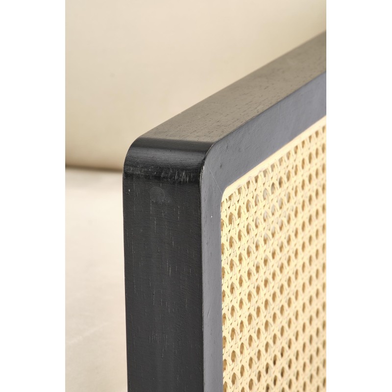 'ILARIO Relaxation Armchair, Black / Natural' 'ILARIO Relaxation Armchair, Black / Natural'