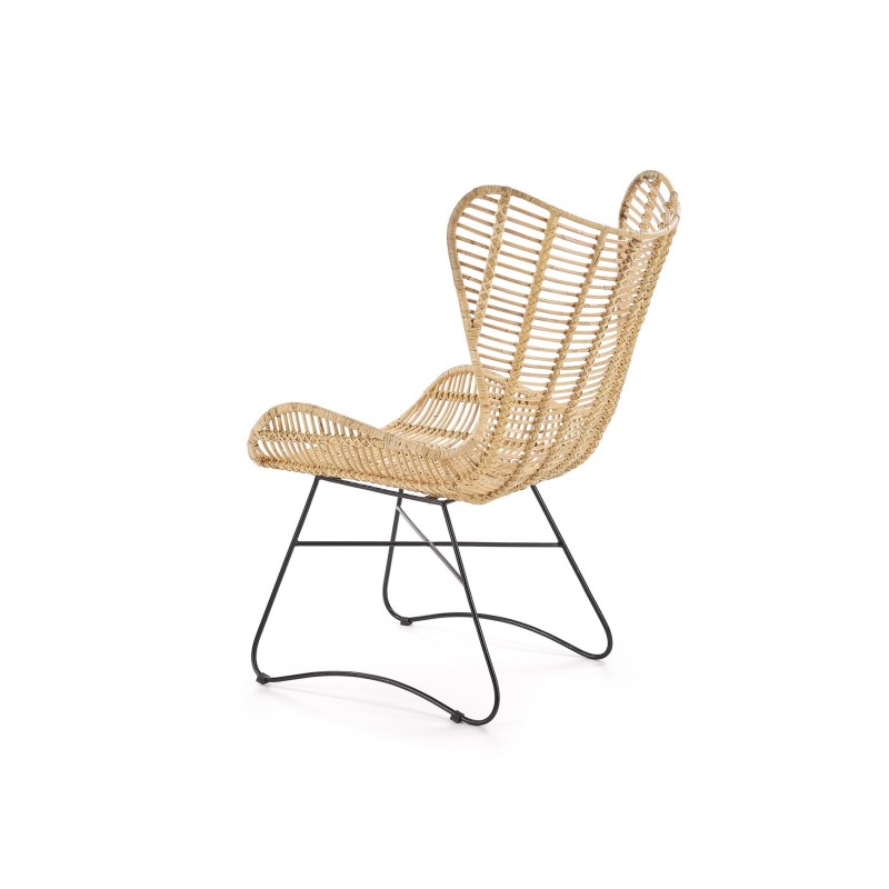 INDIANA fotel wypoczynkowy rattan naturalny (2p 1szt) INDIANA fotel wypoczynkowy rattan naturalny (2p 1szt)