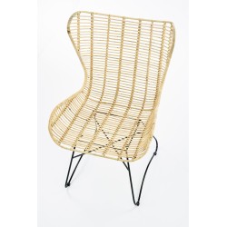 INDIANA fotel wypoczynkowy rattan naturalny (2p 1szt) INDIANA fotel wypoczynkowy rattan naturalny (2p 1szt)