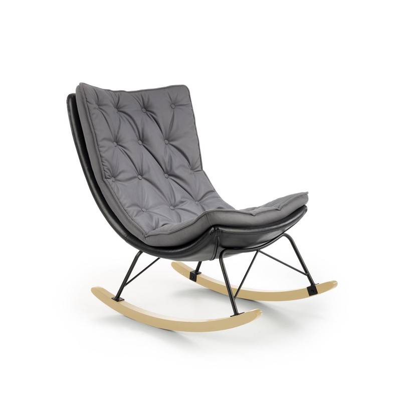 'INDIGO Dark Ash - Black Rocking Chair' 'INDIGO Dark Ash - Black Rocking Chair'