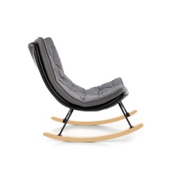 'INDIGO Dark Ash - Black Rocking Chair' 'INDIGO Dark Ash - Black Rocking Chair'