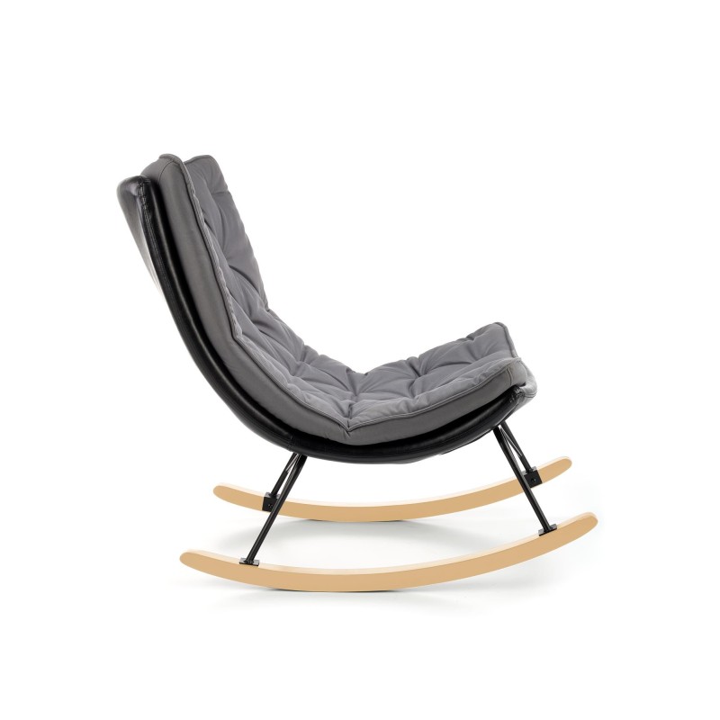 'INDIGO Dark Ash - Black Rocking Chair' 'INDIGO Dark Ash - Black Rocking Chair'