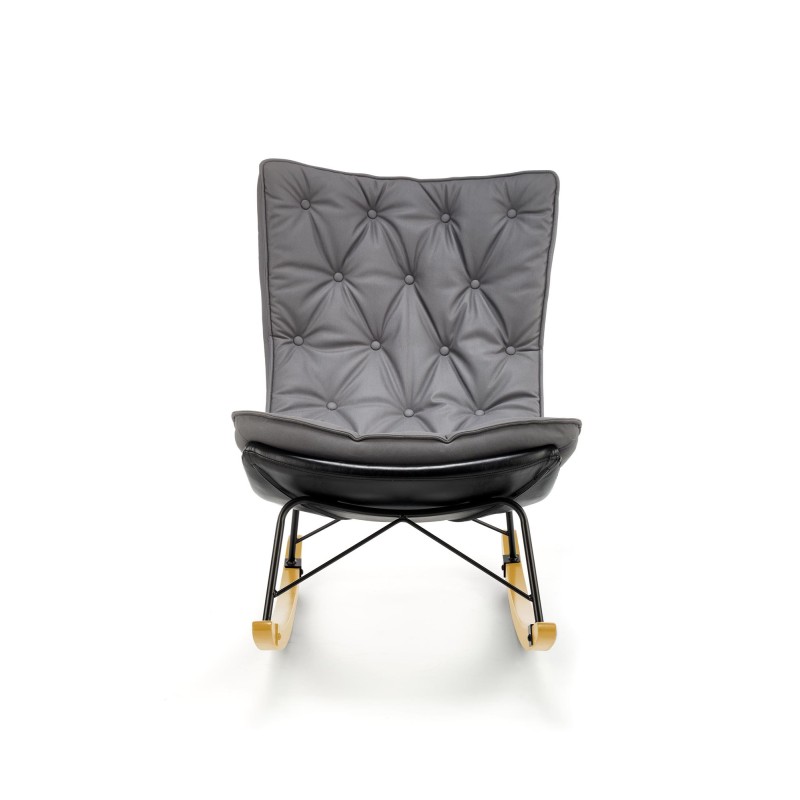 'INDIGO Dark Ash - Black Rocking Chair' 'INDIGO Dark Ash - Black Rocking Chair'