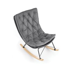 'INDIGO Dark Ash - Black Rocking Chair' 'INDIGO Dark Ash - Black Rocking Chair'
