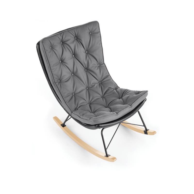 'INDIGO Dark Ash - Black Rocking Chair' 'INDIGO Dark Ash - Black Rocking Chair'
