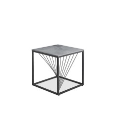 'INFINITY 2 SQUARE, coffee table, ash marble / black' 'INFINITY 2 SQUARE, coffee table, ash marble / black'