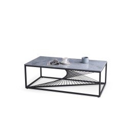 'INFINITY 2 Coffee Table, Ashen Marble / Black'