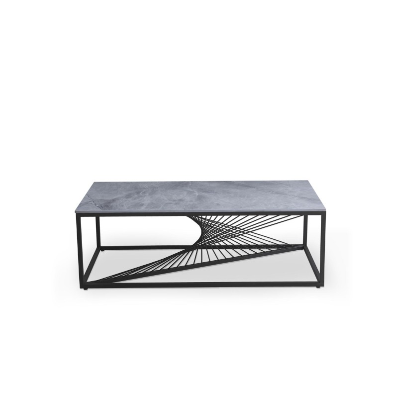 'INFINITY 2 Coffee Table, Ashen Marble / Black' 'INFINITY 2 Coffee Table, Ashen Marble / Black'