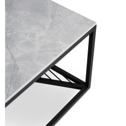 INFINITY 2 ława, popielaty marmur / czarny (2p 1szt) INFINITY 2 ława, popielaty marmur / czarny (2p 1szt)